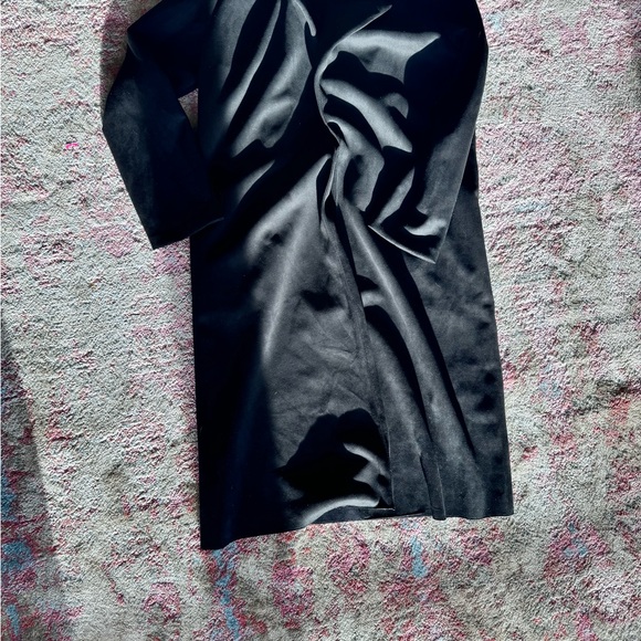 Zara faux Suède long open jacket with lapels. Size medium barely worn - Picture 4 of 9